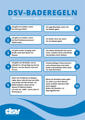 DSV-Baderegeln
