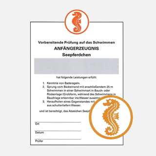 Seepferdchen Abzeichen